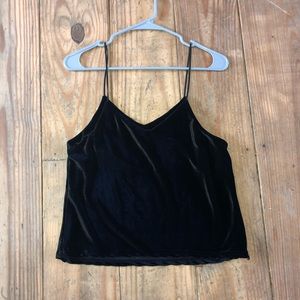 Velvet tank top